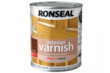 Ronseal Interior Varnish Quick Dry Gloss Dark Oak 750ml