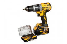 DEWALT DCD796M1 XR Combi Drill 18V 1 x 4.0Ah Li-ion + Impact Bit Set, 32 Piece