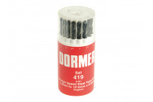 Dormer A191 No.419 Metric HSS Drill Set of 19 1.0-10.0 x 0.5mm