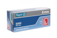 Rapid 53/8B 8mm Galvanised Staples Box 5000