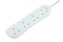 Masterplug Extension Lead 240V 4-Gang 13A White 5m