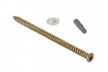 Concrete Frame Screw Torx Compatible High-Low Thread ZYP 7.5 x 52mm Bag 10