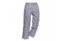 C079 Bromley Chefs Trousers Check Medium