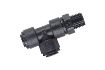 10MM OD TUBE X 3/8\" BSPT MALE SW RUN TEE