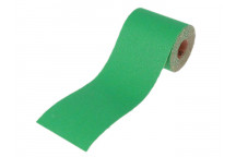 Faithfull Aluminium Oxide Sanding Paper Roll Green 115mm x 5m 80G