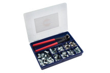 9-11MM TO 22-25MM O-CLIP KIT MILD STEEL