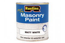 Rustins Quick Dry Masonry Paint Matt White 250ml