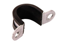 25MM OD PIPE CLIP U M/STEEL 15MM BAND
