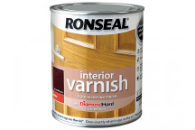 Ronseal Interior Varnish Quick Dry Gloss Deep Mahogany 250ml