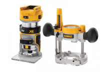 DEWALT DCW604NT XR 1/4in Twin Base Router 18V Bare Unit