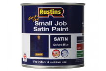 Rustins Quick Dry Small Job Satin Paint Oxford Blue 250ml