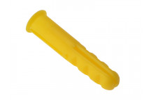 ForgeFix Plastic Wall Plug Yellow No.4-6 Box 1000