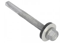 TechFast Hex Head Roofing Screw Self-Drill Heavy Section 5.5 x 51mm Pack 100
