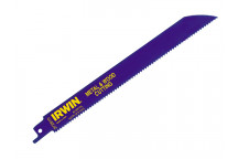 IRWIN Sabre Saw Blade 810R 200mm Metal & Wood Cutting Pack of 2