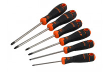 Bahco BAHCOFIT Screwdriver Set, 6 Piece SL/PH/PZ