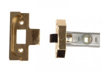 UNION Rebated Tubular Mortice Latch 2650 Electro Brass 63mm 2.5in