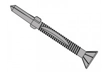 ForgeFix TechFast Timber to Steel CSK/Wing Screw No.5 Tip 5.5 x 100mm Box 100