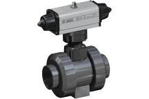 DN32 SGLE.ACT.PVC B.VALVE PNEU.ACT.