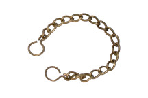 CAMLOCK 12\" BRASS CHAIN AND S HOOK