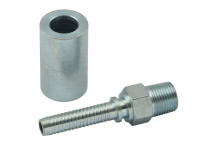 1/4\" NPT Male Hose Fitting NPT Male Insert & Ferrule