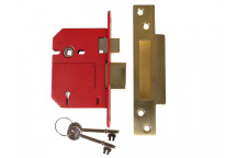 UNION StrongBOLT 2200S BS 5 Lever Mortice Sashlock Satin Brass 81mm Box