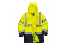 S768 Hi-Vis Executive 5-in-1 Jacket Yellow/Navy Large