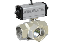 3/8\" BSP FEM DOUBLE ACTING 3-WAY L-PORT