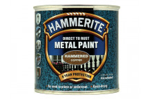 Hammerite Direct to Rust Hammered Finish Metal Paint Copper 250ml