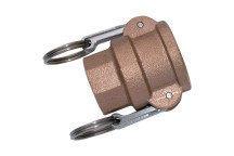4\" BSPP FEM CAMLOCK TYPE D BRASS