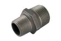 1.1/2X1.1/4BSPTM HEX NIPPLE BLACK GF245