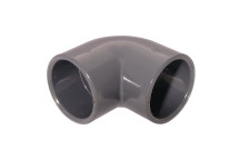 8\" ID SOLVENT ELBOW 90DEG UPVC DGREY