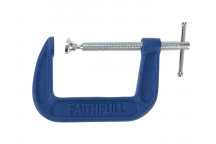 Faithfull Medium-Duty G-Clamp 75mm (3in)