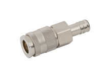 06MM HOSETAIL COUPLING BRASS NICKEL