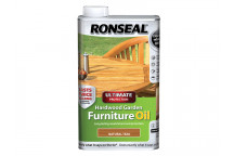 Ronseal Ultimate Protection Hardwood Garden Furniture Oil Natural Teak 1 litre