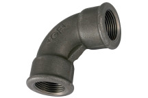 3/8\" BSPP FEM/FEM SHORT BEND BLACK GF2A