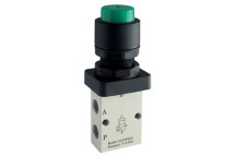 1/8\" 3/2 Normally Closed Push Button External Valve