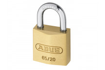 ABUS Mechanical 65/20mm Brass Padlock Keyed Alike 201
