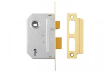 Yale Locks PM246 Internal 2 Lever Mortice Sashlock Polished Brass 80mm 3in