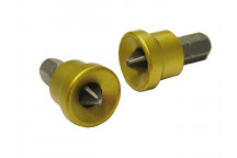 Faithfull Drywall Screwdriver Adaptor + PH2 Bits (2)