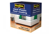 Rustins Clear Plastic Floor Coating Kit Gloss 4 litre