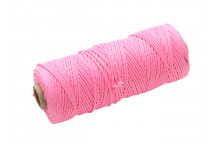 Faithfull Hi Vis Nylon Brick Line 105m (344ft) Pink