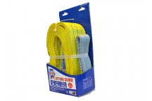 Faithfull Lifting Sling Yellow 3 Tonne 90mm x 3m