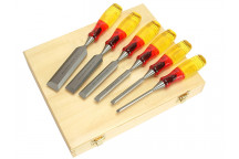IRWIN Marples  M373 Bevel Edge Chisel Splitproof Handle Set, 6 Piece