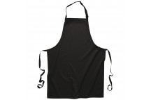 S841 PolyCotton Bib Apron Black