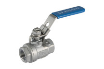 3/8\" NPT 316 SS Ball Valve 2Piece PTFE Seal
