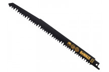 DEWALT HCS Wood Cutting Recip Saw Blades - Coarse Fast Cuts 240mm (Pack 5)