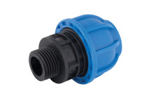 20MM X 1/2\" MALE PLASTIC STRAIGHTAIGHT CON