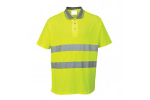 S171 Cotton Comfort Polo Yellow Large