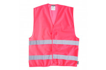 F474 Iona Vest Pink LXL