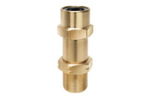 M18 x 1.5 Metric Female x 12mm OD Bulkhead Coupling